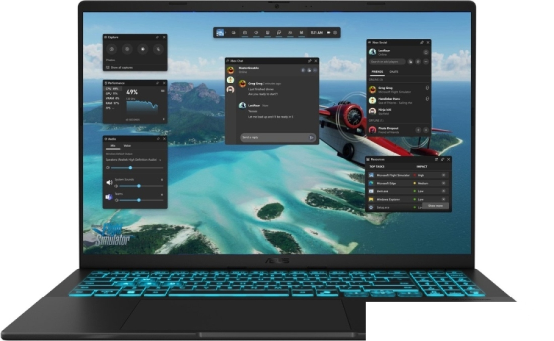 Игровой ноутбук ASUS V16 V3607VP-RP011