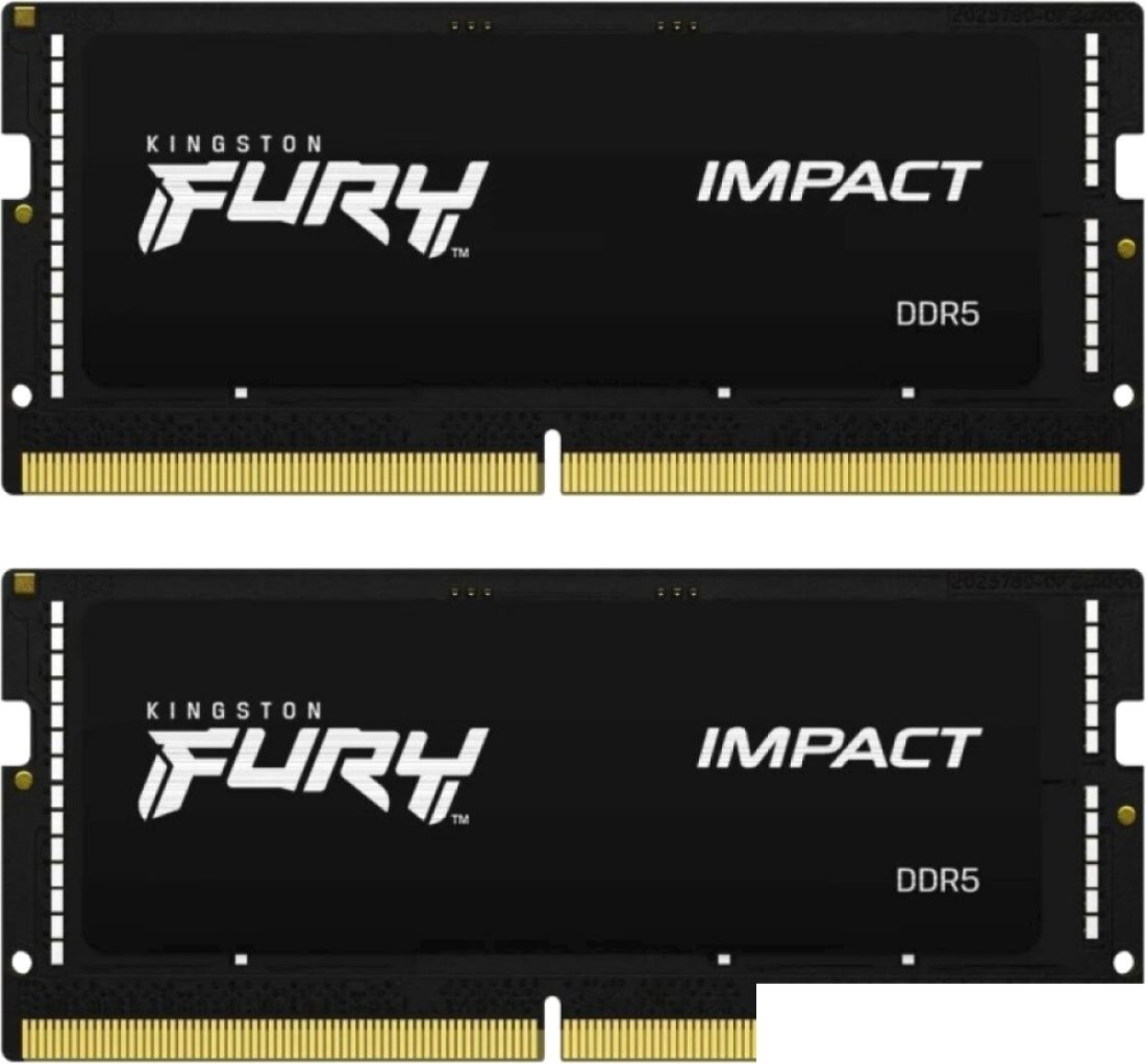 Оперативная память Kingston FURY Impact 2x16 ГБ DDR5 4800 МГц KF548S38IBK2-32