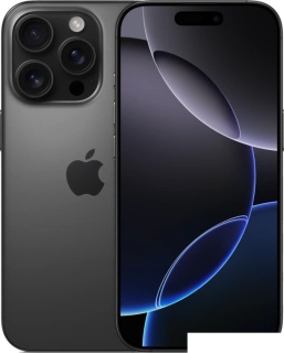 Смартфон Apple iPhone 16 Pro 256GB (черный титан)